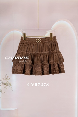 CHÂN VÁY NÂU TẦNG 97278