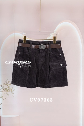 CHÂN VÁY NHUNG GÂN XÁM 97363