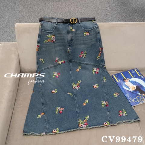 CHÂN VÁY JEAN CƯỜM HOA 99479