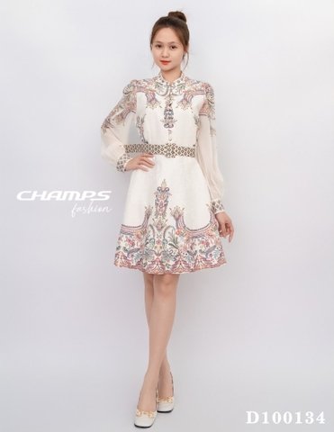 ĐÂM XOE HOA VĂN NHẠT DN 100134