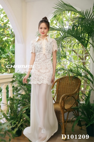 ĐẦM REN KEM LOT 101209