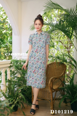 ĐẦM THUN XÁM 101219