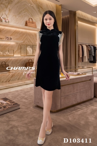 ĐẦM NHUNG ĐEN 103411