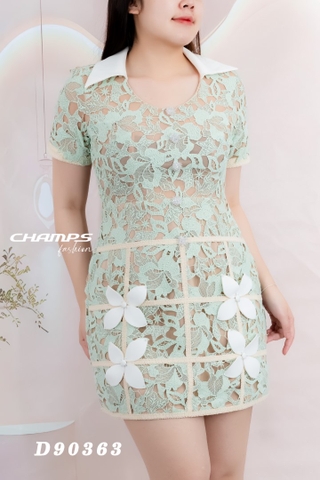 ĐẦM REN XANH 90363