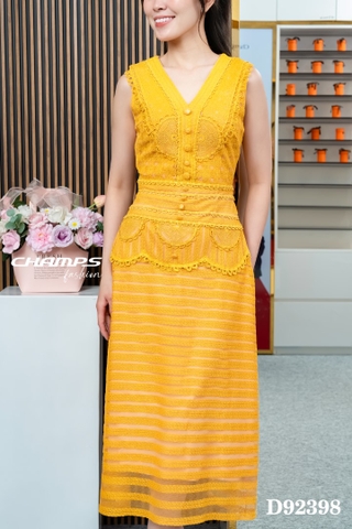 ĐẦM REN DÀI VÀNG 92398