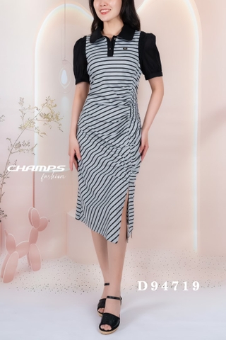 ĐẦM THUN KẺ XÁM 94719