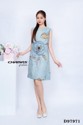 ĐẦM GẤM SUÔN D&G XANH 97971
