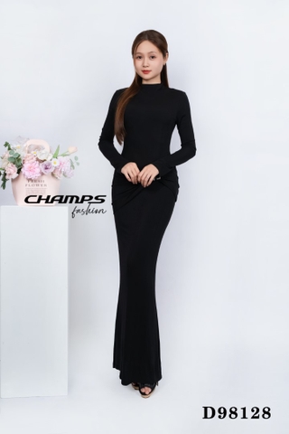 ĐẦM ZIMBERMAN HOA VĂN CAM DÀI DN LÓT 98128