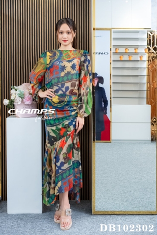BỘ LỤA XANH LOANG CV NHÚNG 102302