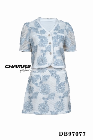 BỘ XANH REN MỎNG 97077