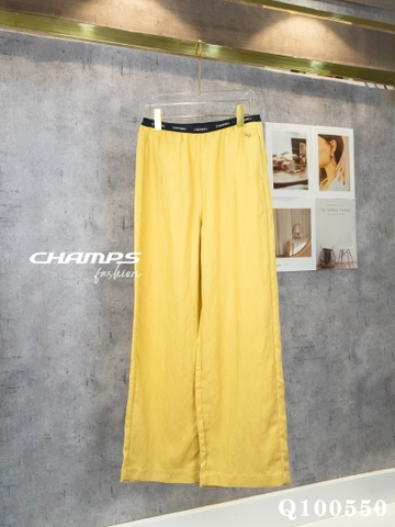 QUẦN SUÔN LENIN VÀNG CHANEL 100550