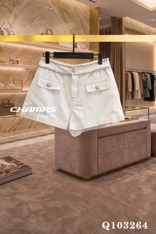 QUẦN SHORT TRẮNG CHANEL 103264