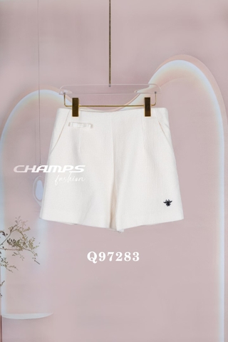 QUẦN SHORT NHUNG TRẮNG 97283