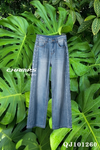 QUẦN JEAN SUÔN THÊU BÊN 101260