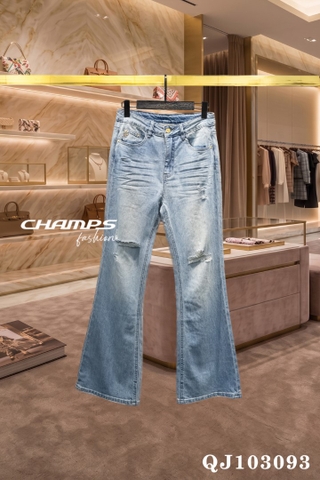 QUẦN JEAN XANH BASS RACH 103093