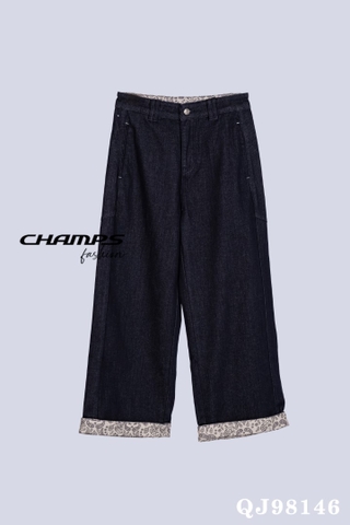 QUẦN JEAN XANH LAI LẬT 98146