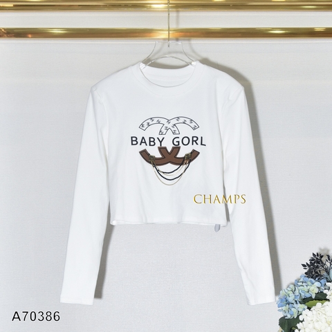 ÁO THUN CHANEL LỬNG XÍCH 70386