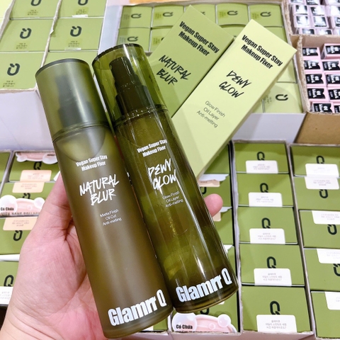 Xịt Makeup GLAMRR Q Vegan Super Stay Make Up Fixer CT