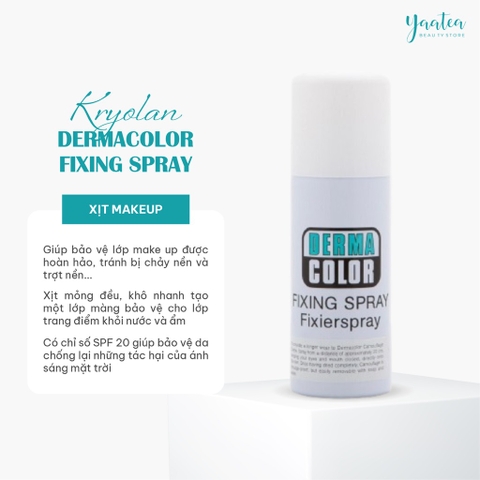 Xịt Makeup Derma Color Fixierspray 150ml