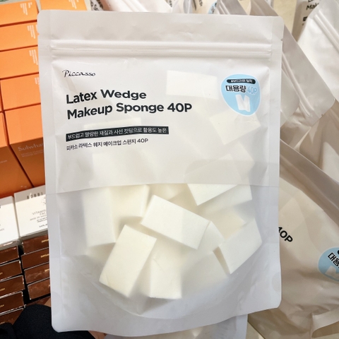Túi mút tán nền Piccasso Latex Wedge 40 miếng