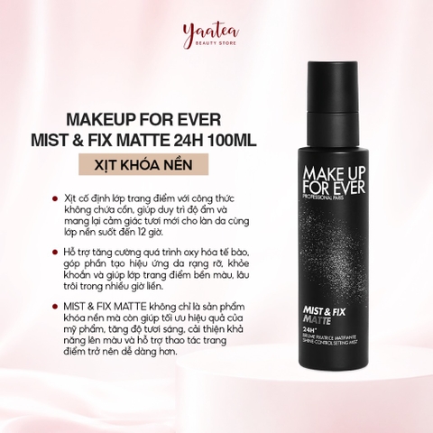 Xịt makeup MUFE Mist & Fix Matte 24H 100ml