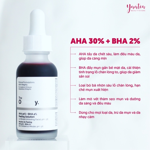 The Ordinary AHA 30% + BHA 2%