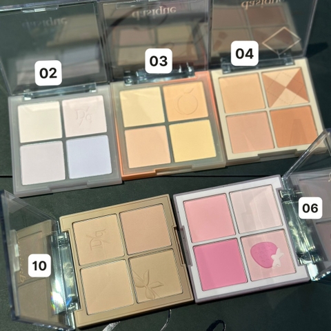 Má hồng Dasique Blending Mood 4 ô vuông