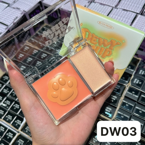 Má Hồng & Highlight Black Rouge Dewy Whip 2ô