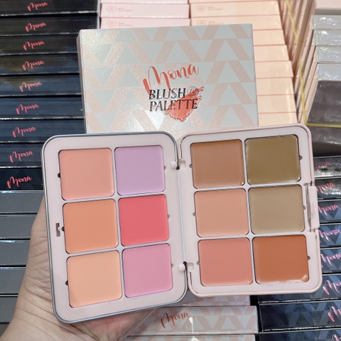 Bảng Má Hồng Kem Mona 12ô