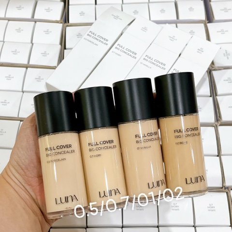 Che khuyết điểm LUNA Full Cover Big Concealer 40g