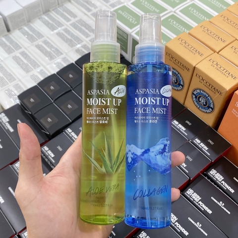 Xịt Khoáng Aspasia Moist Up Face Mist 150ml