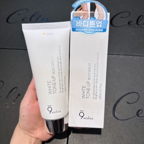 Kem Nâng tone Body White Tone-up 9wishes 150ml CT