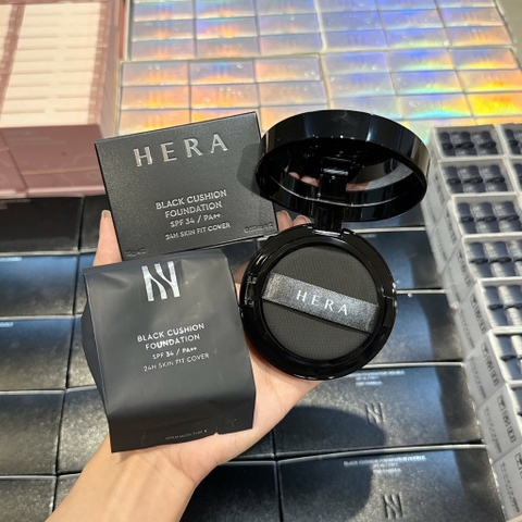 Cushion Hera Black SPF34 24H Skin Fit Cover ( Kèm Lõi )