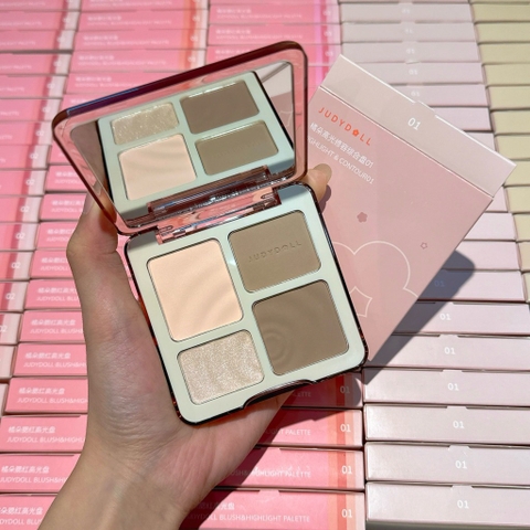 Bảng Highlight & Contour JUDYDOLL 4ô