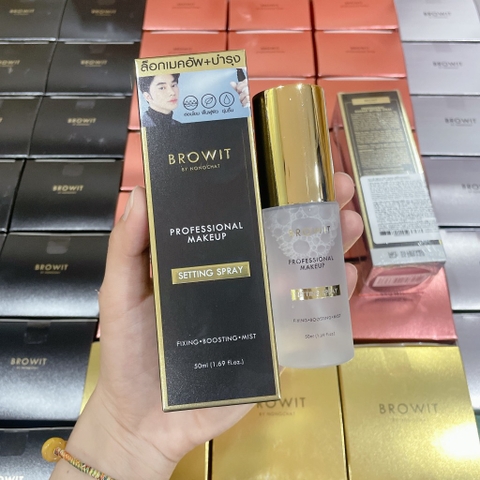 Xịt khóa makeup Browit Nongchat Professional Makeup Setting Spray 50ml CT