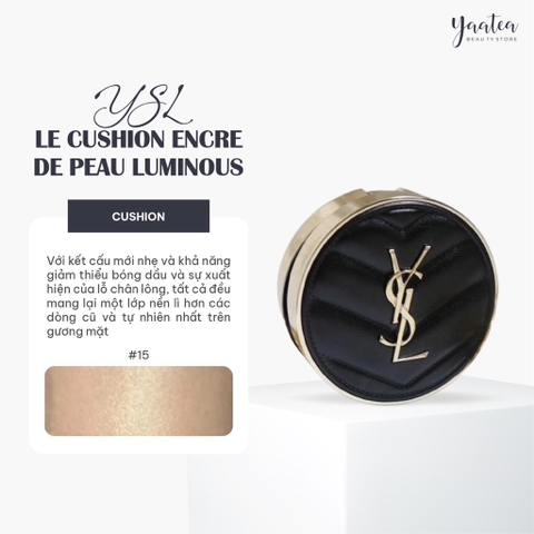 Cushion YSL Couture Vỏ Da Đen SPF23