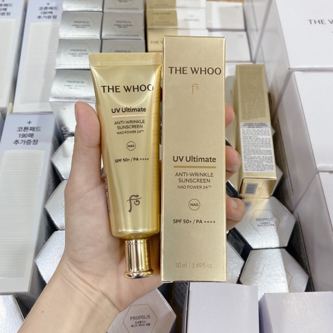 Kem Chống Nắng Whoo UV Ultimate Anti-Wrinkle 50ML