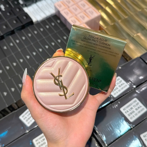Cushion YSL Glow Pact Vỏ Da Hồng
