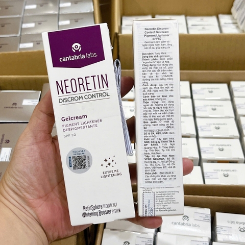 Kem Chống Nắng Neoretin Discrom Control Gel Cream SPF 50 40ml