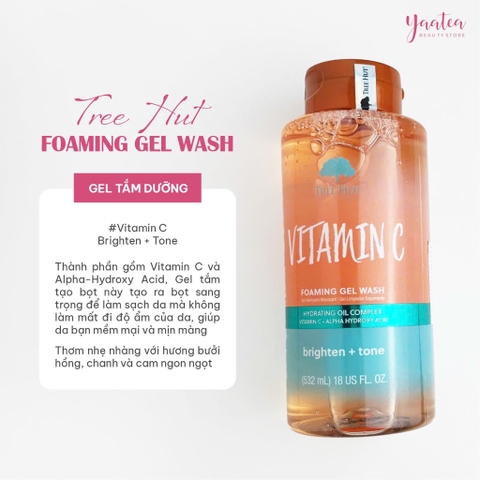 Gel Tắm Tree Hut Foaming Wash 532ml