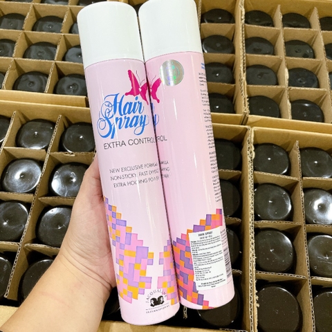 Keo Xịt Tóc Jacqualine 420ml (Butterfly Pink)