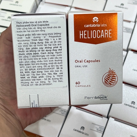 Viên Uống Chống Nắng HELIOCARE Oral Capsules 60's