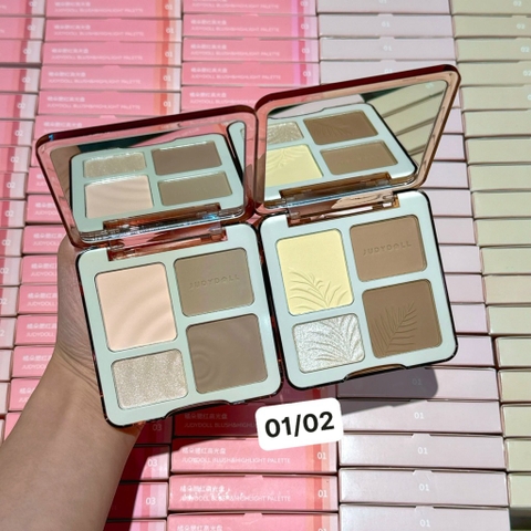 Bảng Highlight & Contour JUDYDOLL 4ô