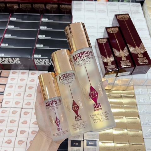 Xịt Khóa Makeup Charlotte AirBrush Flawlers