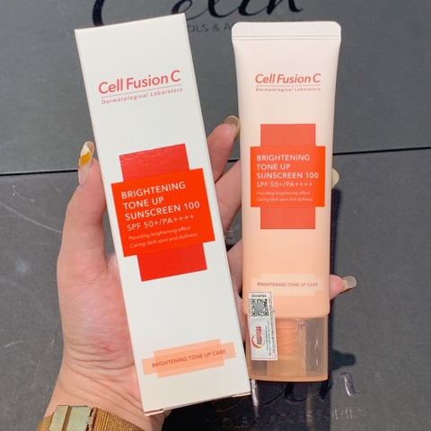 Kem Chống Nắng Cell Fusion C Brightening Tone Up Care SPF50 CT