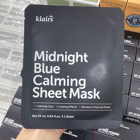Mặt nạ Klairs Midnight Blue Calming 25ml CT
