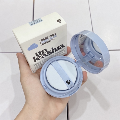 Cushion Unleashia Babe Skin Baby Blue