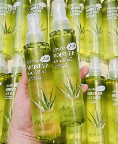 Xịt Khoáng Aspasia Moist Up Face Mist 150ml