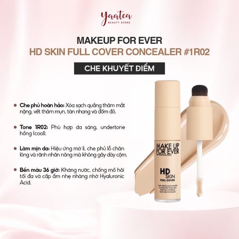 Che khuyết điểm MUFE HD Skin Full Cover 9ml CT