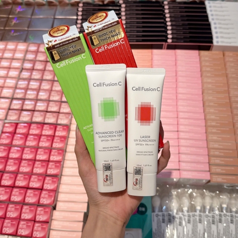 Kem Chống Nắng Cell Fusion C Sunscreen 100 50ml SPF 50 ( Mẫu Mới )